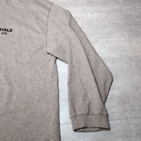 Men’s Essentials Fear Of God Crew Neck Sweater Xtra Small Cotton Long Sleeve